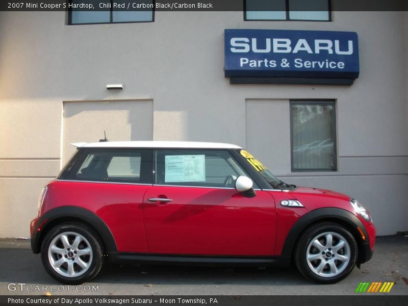 Chili Red / Carbon Black/Carbon Black 2007 Mini Cooper S Hardtop