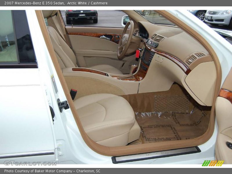 Arctic White / Cashmere 2007 Mercedes-Benz E 350 Sedan
