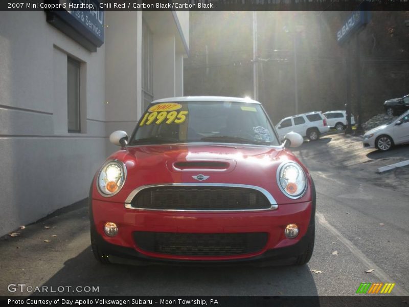 Chili Red / Carbon Black/Carbon Black 2007 Mini Cooper S Hardtop