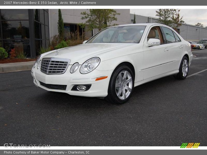 Arctic White / Cashmere 2007 Mercedes-Benz E 350 Sedan