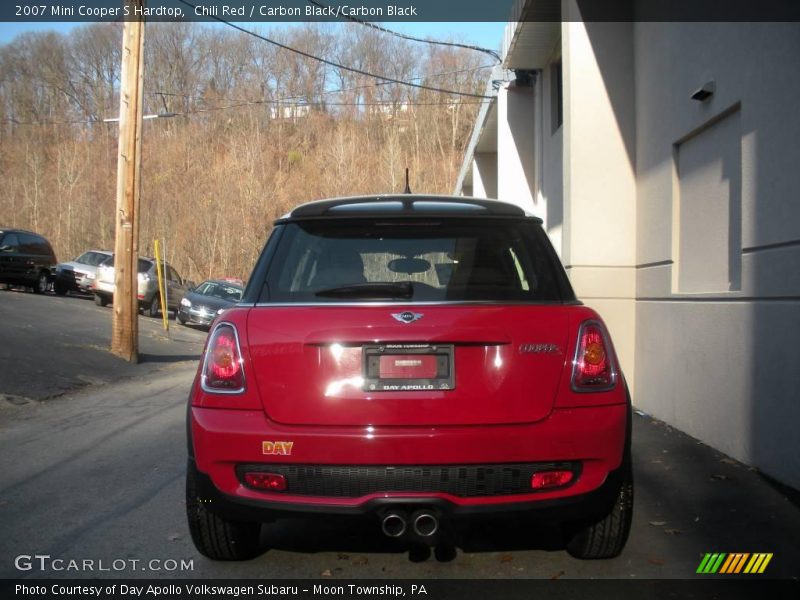 Chili Red / Carbon Black/Carbon Black 2007 Mini Cooper S Hardtop