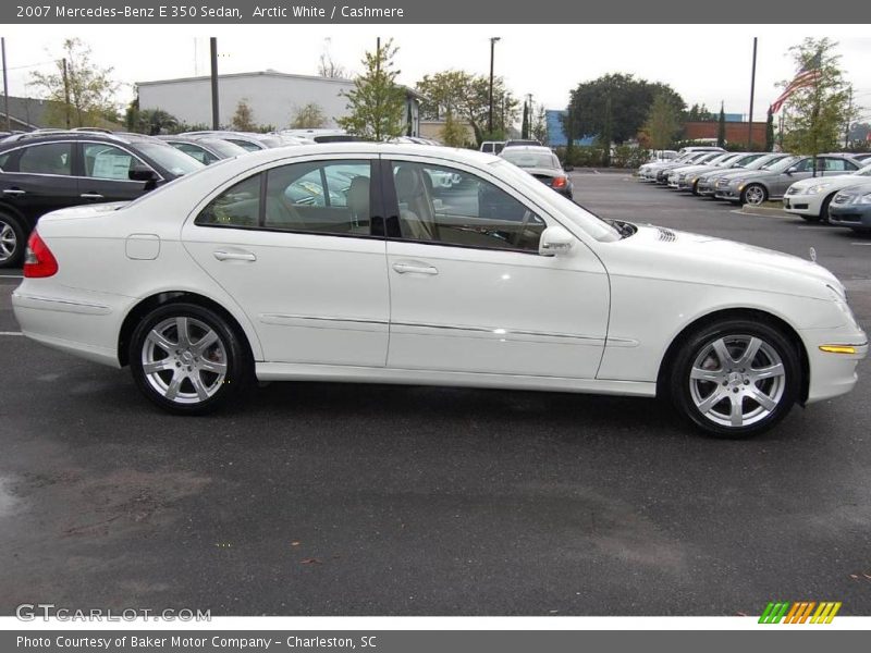 Arctic White / Cashmere 2007 Mercedes-Benz E 350 Sedan