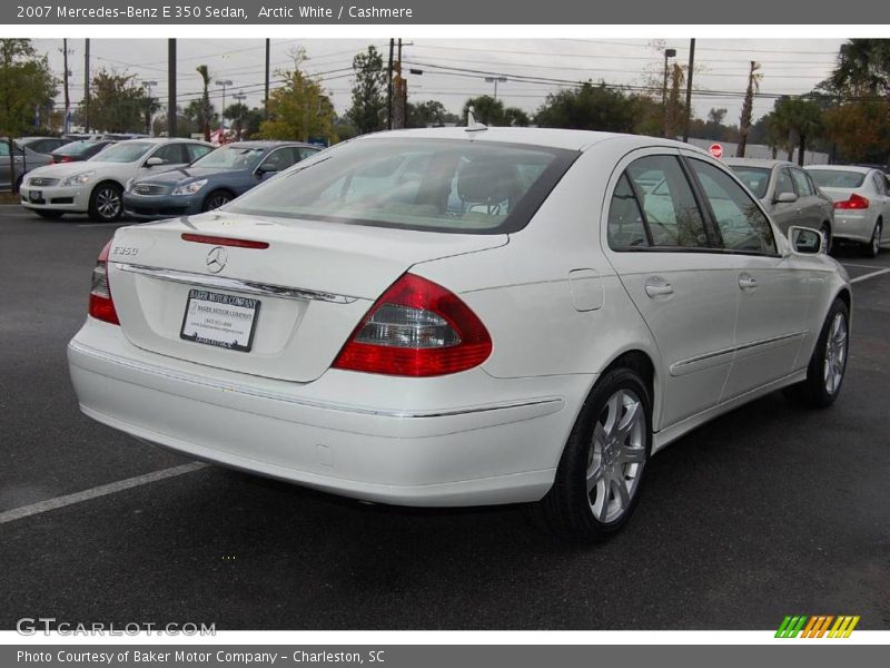 Arctic White / Cashmere 2007 Mercedes-Benz E 350 Sedan