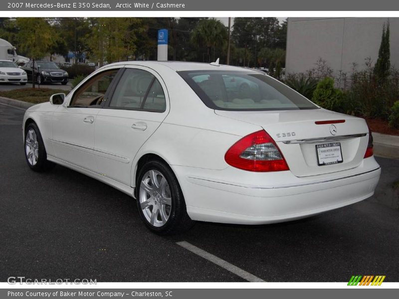 Arctic White / Cashmere 2007 Mercedes-Benz E 350 Sedan