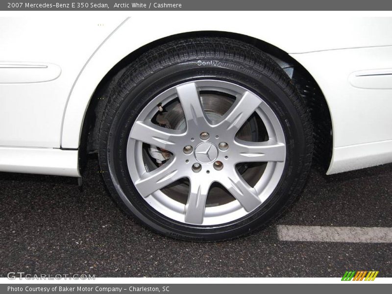 Arctic White / Cashmere 2007 Mercedes-Benz E 350 Sedan