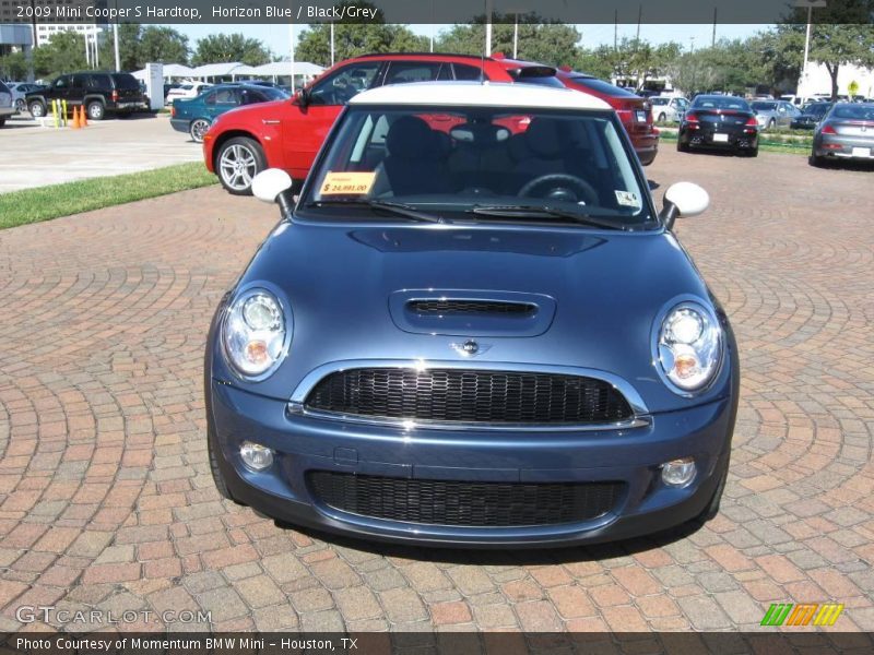 Horizon Blue / Black/Grey 2009 Mini Cooper S Hardtop