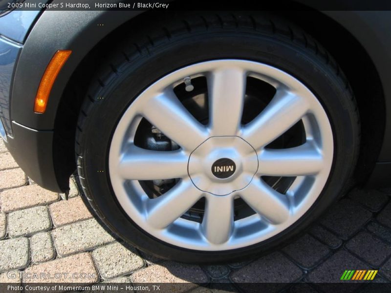 Horizon Blue / Black/Grey 2009 Mini Cooper S Hardtop