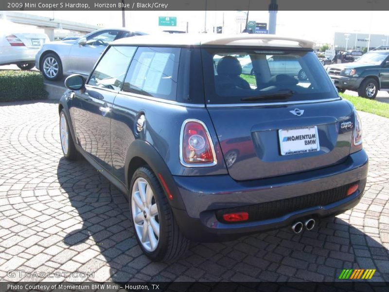 Horizon Blue / Black/Grey 2009 Mini Cooper S Hardtop