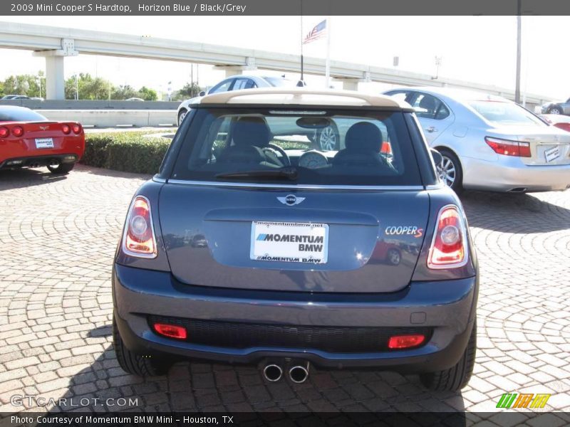 Horizon Blue / Black/Grey 2009 Mini Cooper S Hardtop