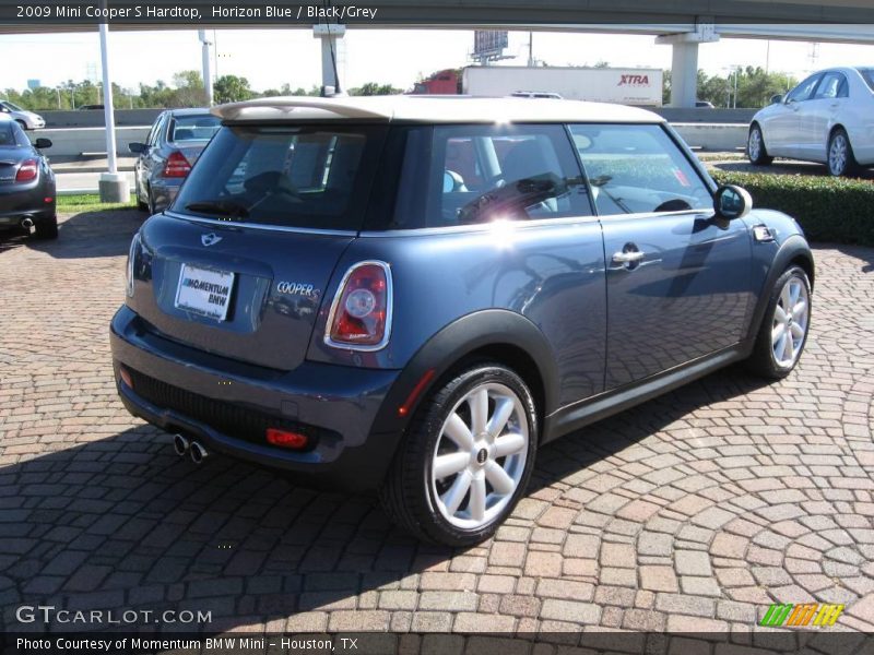 Horizon Blue / Black/Grey 2009 Mini Cooper S Hardtop