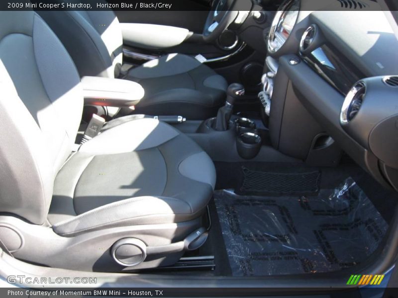 Horizon Blue / Black/Grey 2009 Mini Cooper S Hardtop