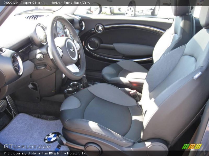 Horizon Blue / Black/Grey 2009 Mini Cooper S Hardtop