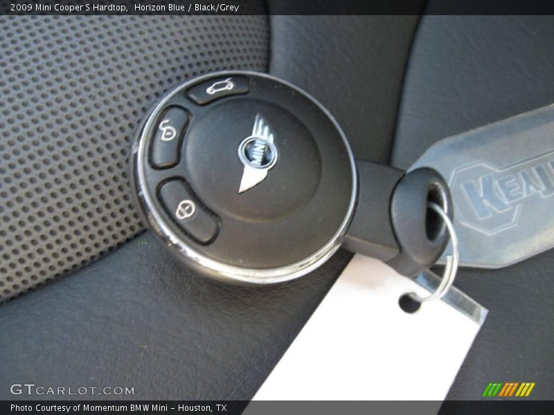 Horizon Blue / Black/Grey 2009 Mini Cooper S Hardtop