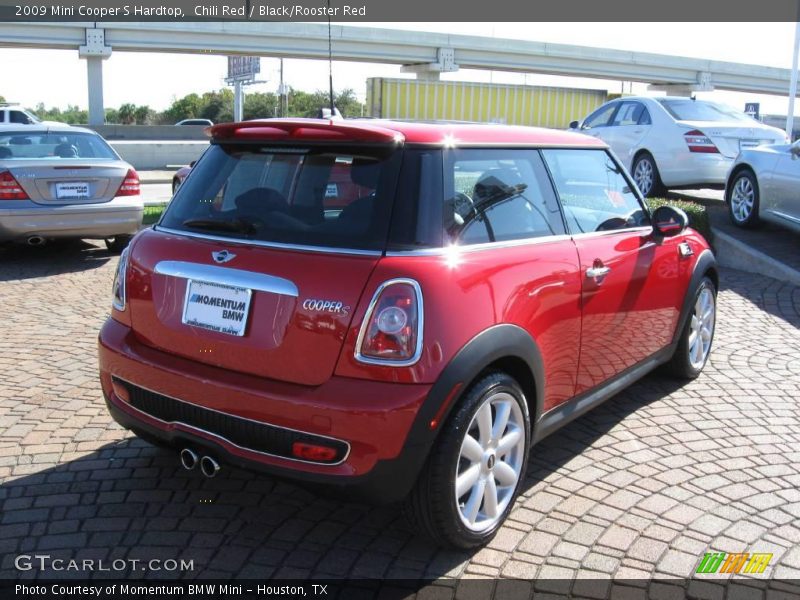 Chili Red / Black/Rooster Red 2009 Mini Cooper S Hardtop