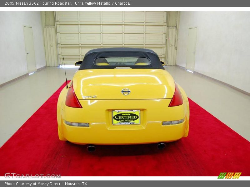 Ultra Yellow Metallic / Charcoal 2005 Nissan 350Z Touring Roadster