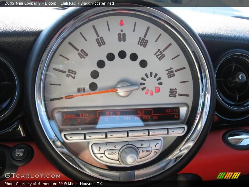 Chili Red / Black/Rooster Red 2009 Mini Cooper S Hardtop