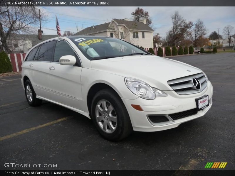 Alabaster White / Black 2007 Mercedes-Benz R 350 4Matic