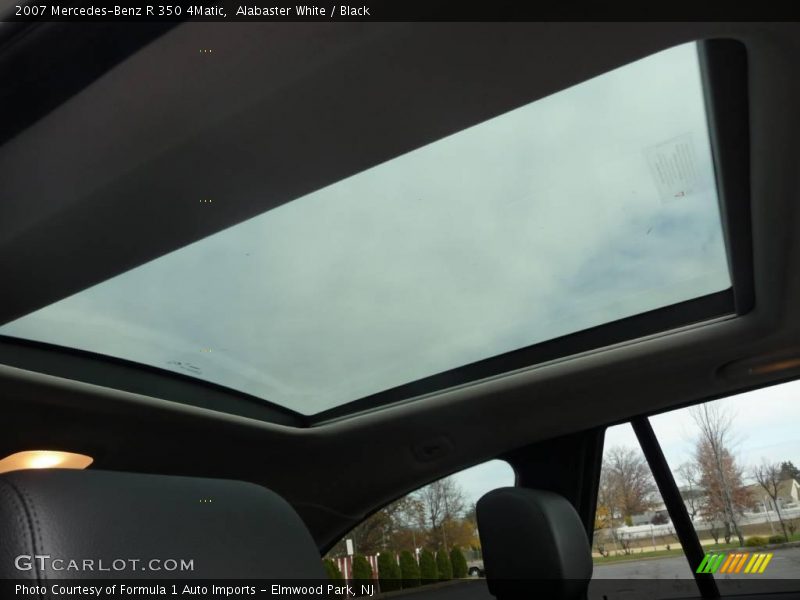 Alabaster White / Black 2007 Mercedes-Benz R 350 4Matic