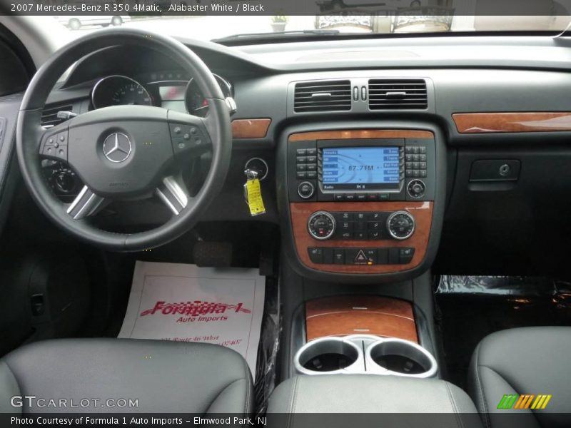 Alabaster White / Black 2007 Mercedes-Benz R 350 4Matic