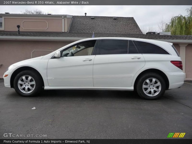 Alabaster White / Black 2007 Mercedes-Benz R 350 4Matic
