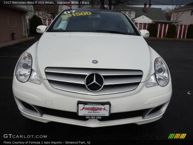 Alabaster White / Black 2007 Mercedes-Benz R 350 4Matic