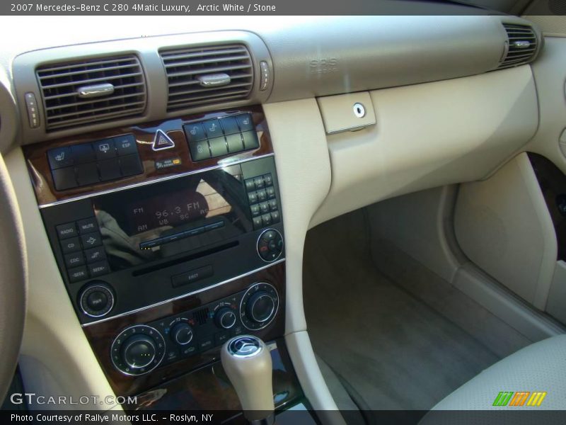 Arctic White / Stone 2007 Mercedes-Benz C 280 4Matic Luxury