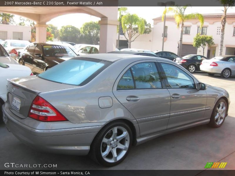 Pewter Metallic / Ash 2007 Mercedes-Benz C 230 Sport