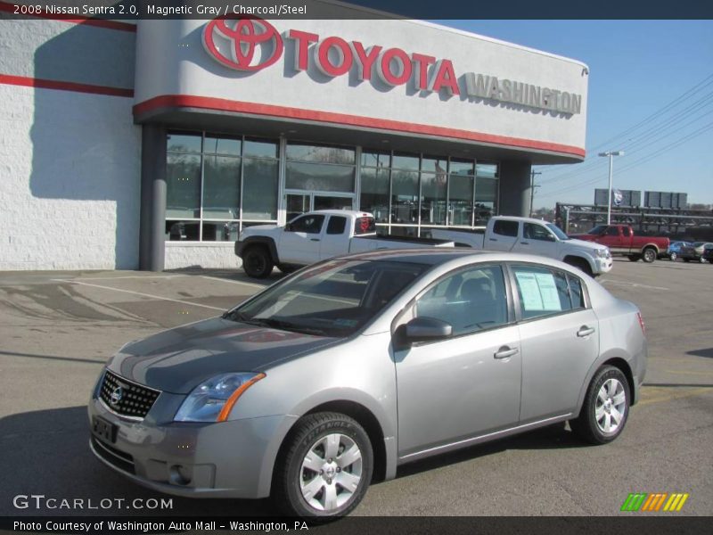 Magnetic Gray / Charcoal/Steel 2008 Nissan Sentra 2.0