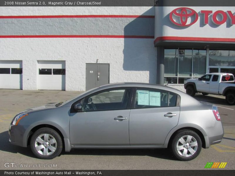 Magnetic Gray / Charcoal/Steel 2008 Nissan Sentra 2.0