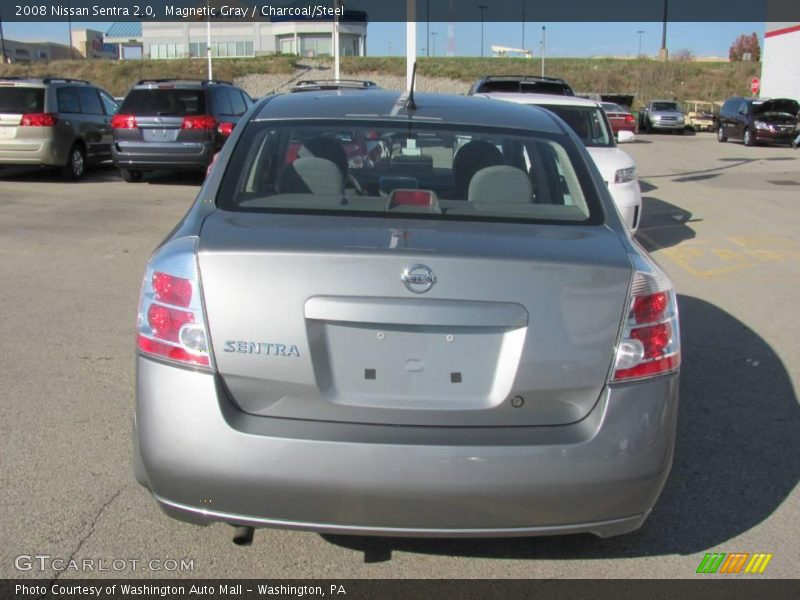Magnetic Gray / Charcoal/Steel 2008 Nissan Sentra 2.0