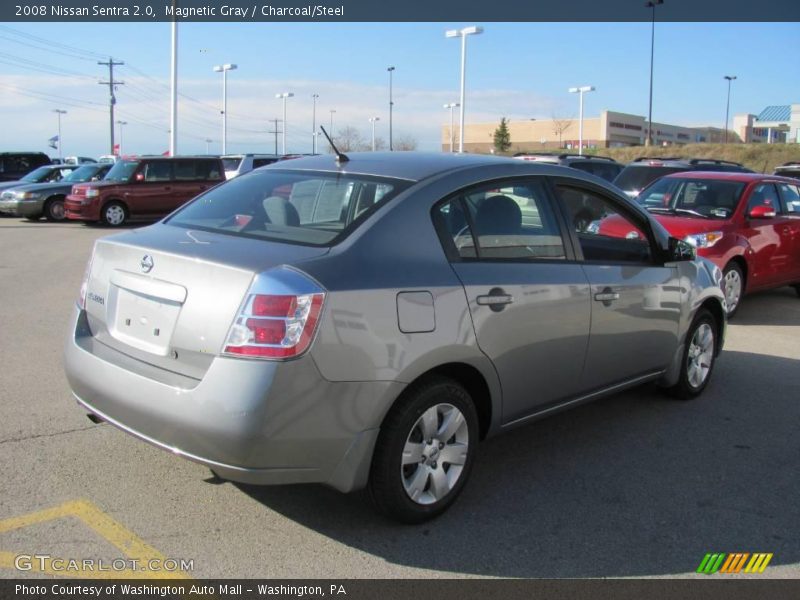 Magnetic Gray / Charcoal/Steel 2008 Nissan Sentra 2.0