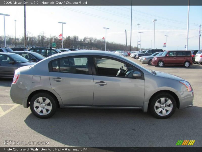 Magnetic Gray / Charcoal/Steel 2008 Nissan Sentra 2.0