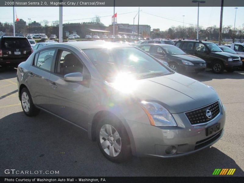 Magnetic Gray / Charcoal/Steel 2008 Nissan Sentra 2.0
