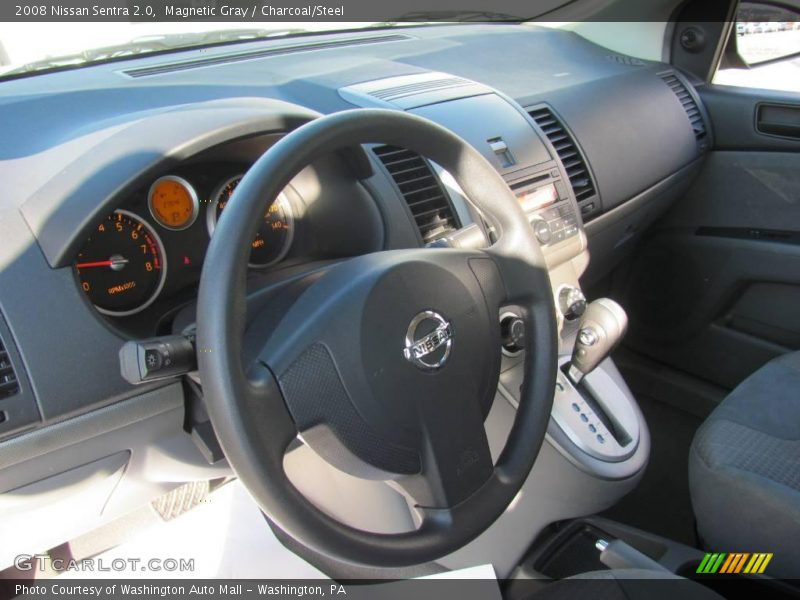 Magnetic Gray / Charcoal/Steel 2008 Nissan Sentra 2.0