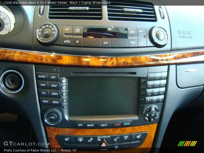 Black / Cognac Brown/Black 2008 Mercedes-Benz E 350 4Matic Sedan
