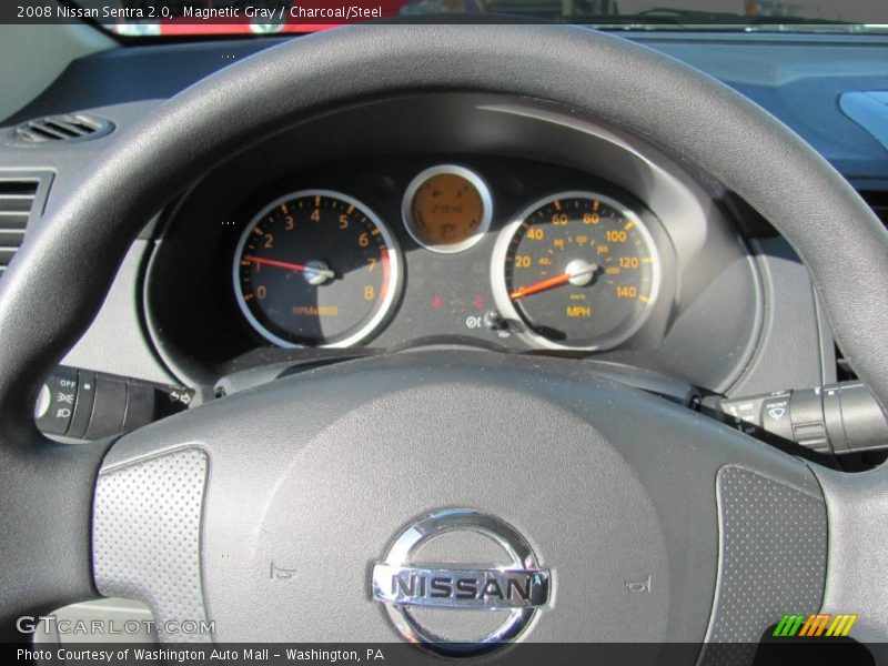 Magnetic Gray / Charcoal/Steel 2008 Nissan Sentra 2.0
