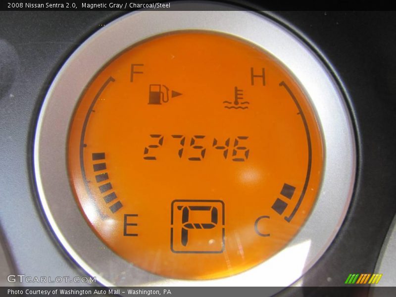 Magnetic Gray / Charcoal/Steel 2008 Nissan Sentra 2.0