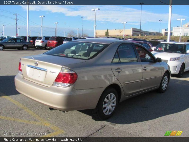 Desert Sand Mica / Taupe 2005 Toyota Camry LE