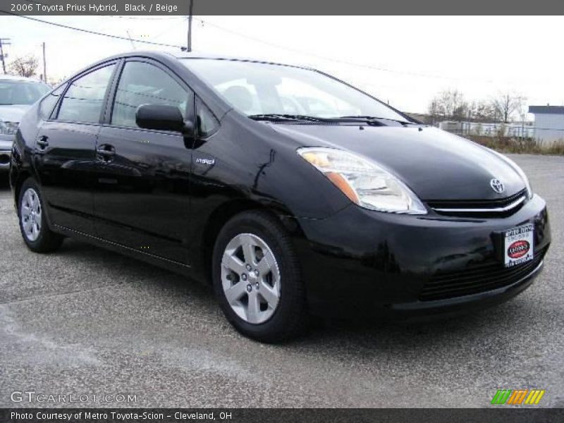 Black / Beige 2006 Toyota Prius Hybrid