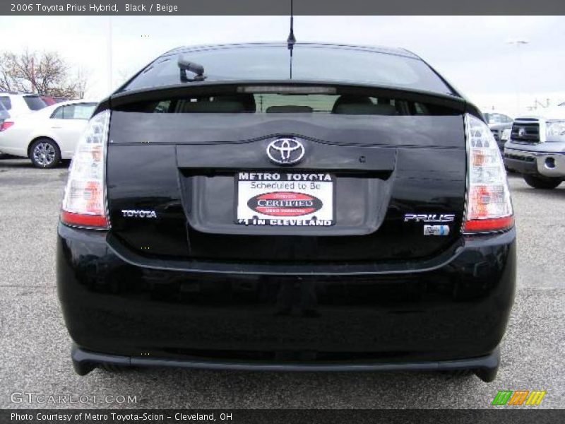 Black / Beige 2006 Toyota Prius Hybrid