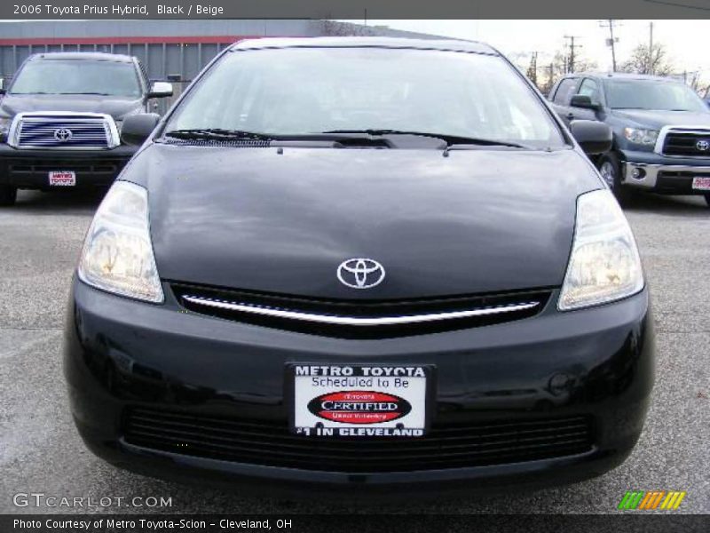 Black / Beige 2006 Toyota Prius Hybrid
