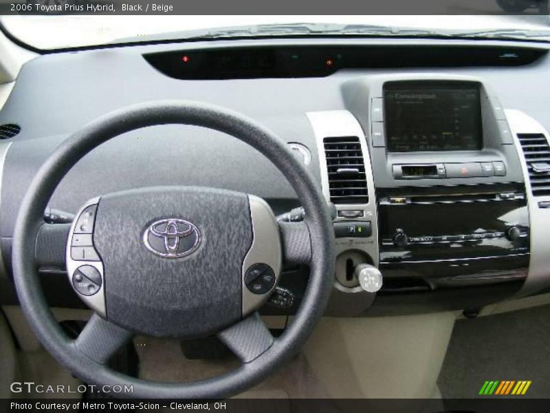 Black / Beige 2006 Toyota Prius Hybrid