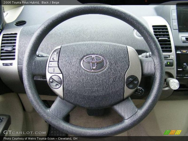 Black / Beige 2006 Toyota Prius Hybrid