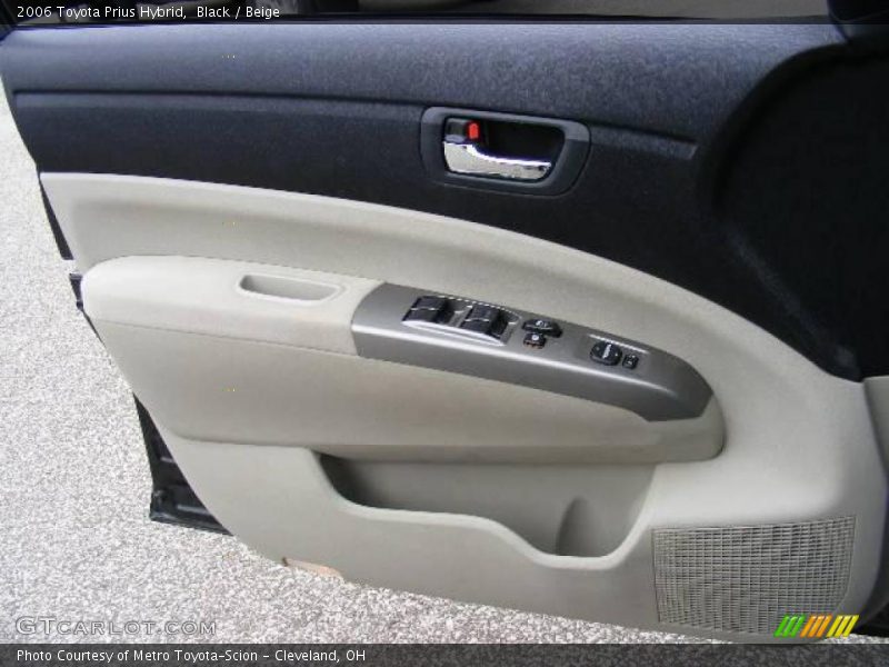 Black / Beige 2006 Toyota Prius Hybrid
