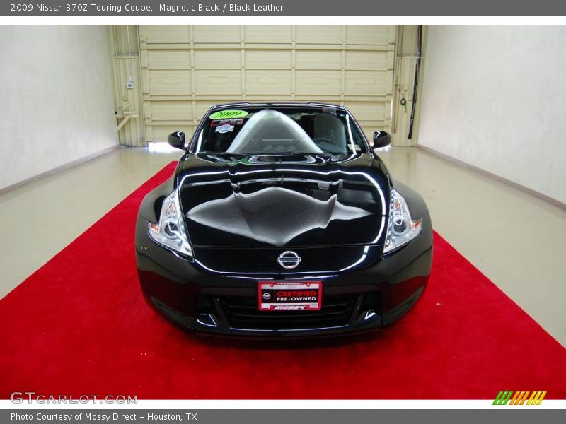 Magnetic Black / Black Leather 2009 Nissan 370Z Touring Coupe