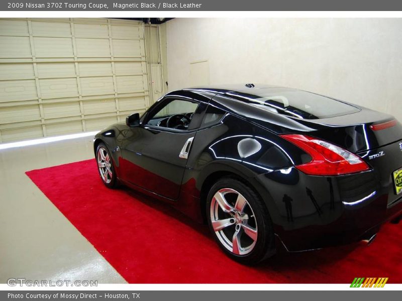 Magnetic Black / Black Leather 2009 Nissan 370Z Touring Coupe