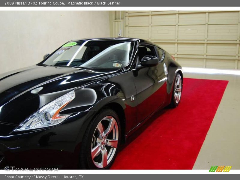 Magnetic Black / Black Leather 2009 Nissan 370Z Touring Coupe