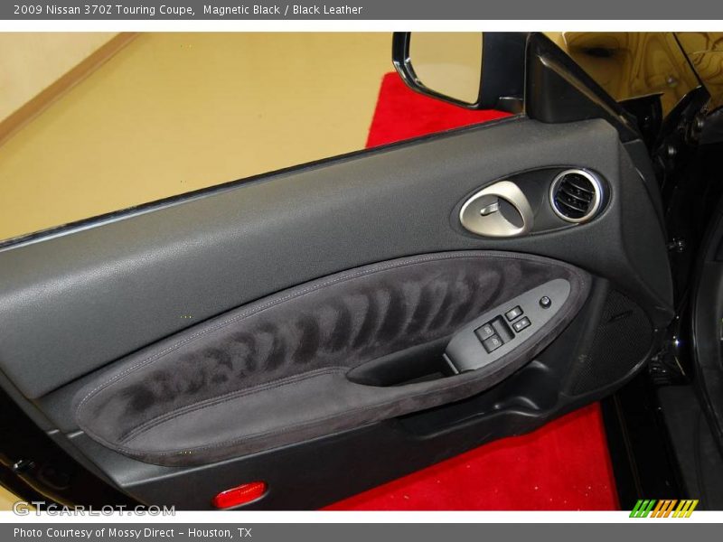 Magnetic Black / Black Leather 2009 Nissan 370Z Touring Coupe
