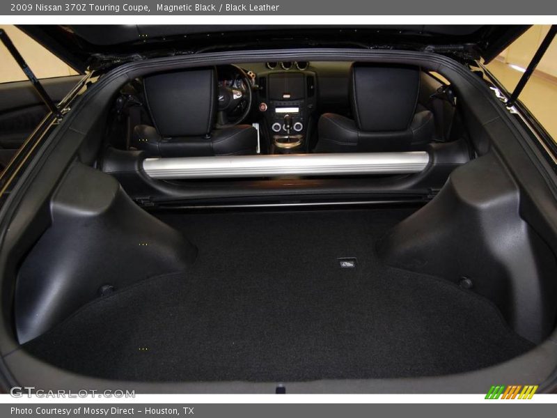 Magnetic Black / Black Leather 2009 Nissan 370Z Touring Coupe
