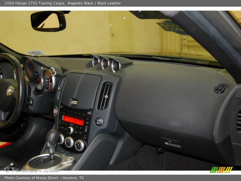 Magnetic Black / Black Leather 2009 Nissan 370Z Touring Coupe